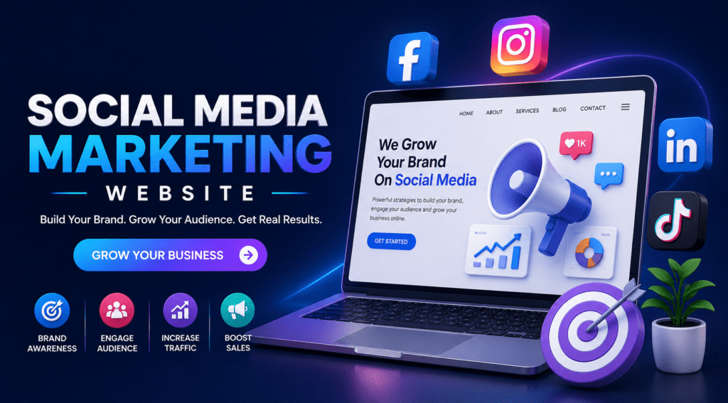 Social Media Marketing Website